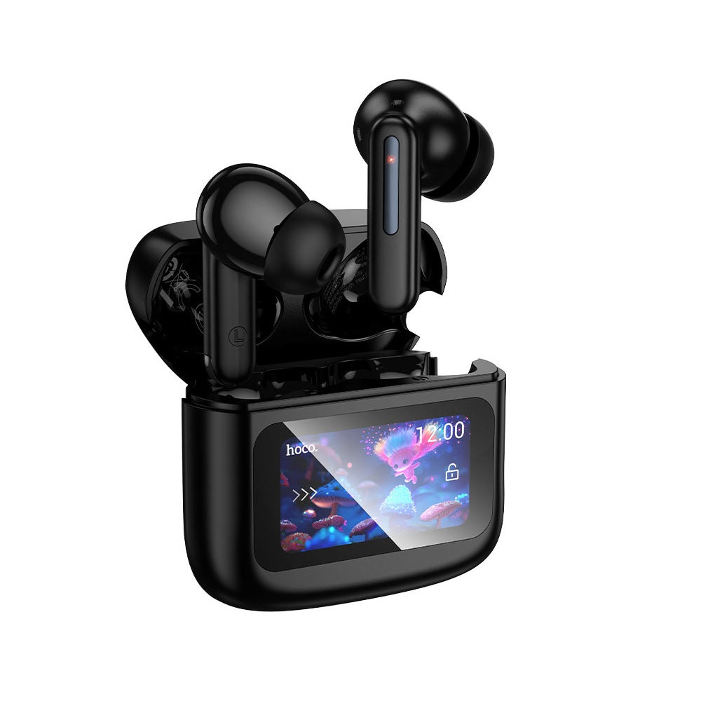Audífonos Inalambricos Hoco EQ14 Bluetooth Pantalla Negro
