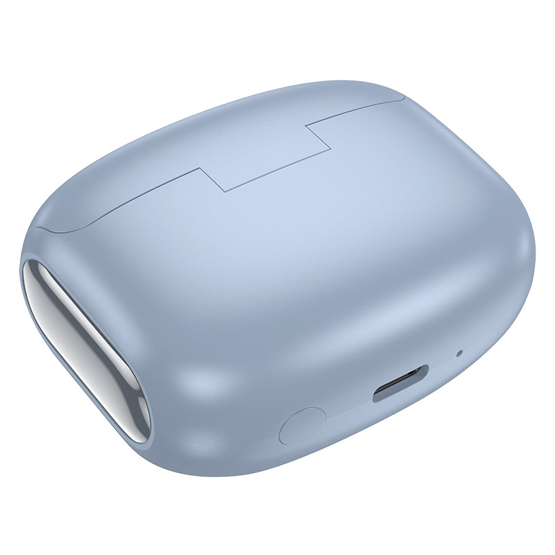 Audífonos Inalambricos Hoco EQ21 Bluetooth Pantalla Azul