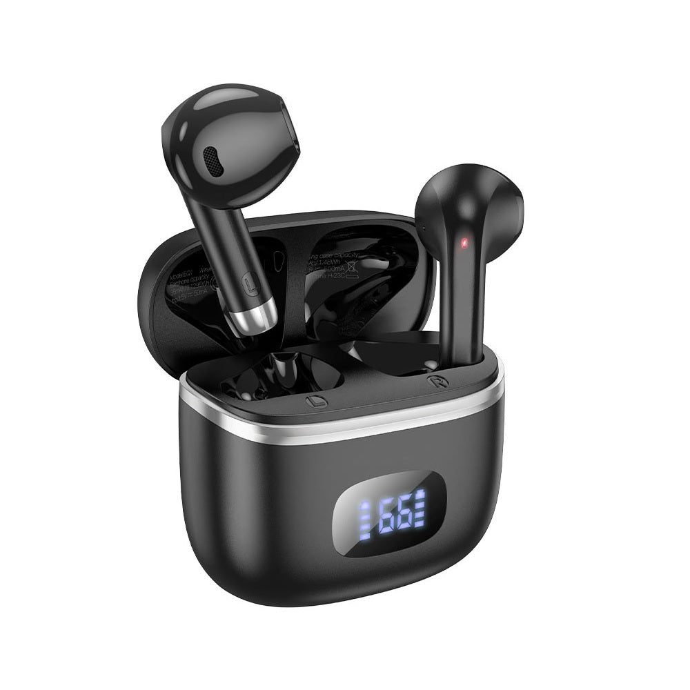 Audifonos Bluetooth Hoco EQ1 TWS Estuche Negro