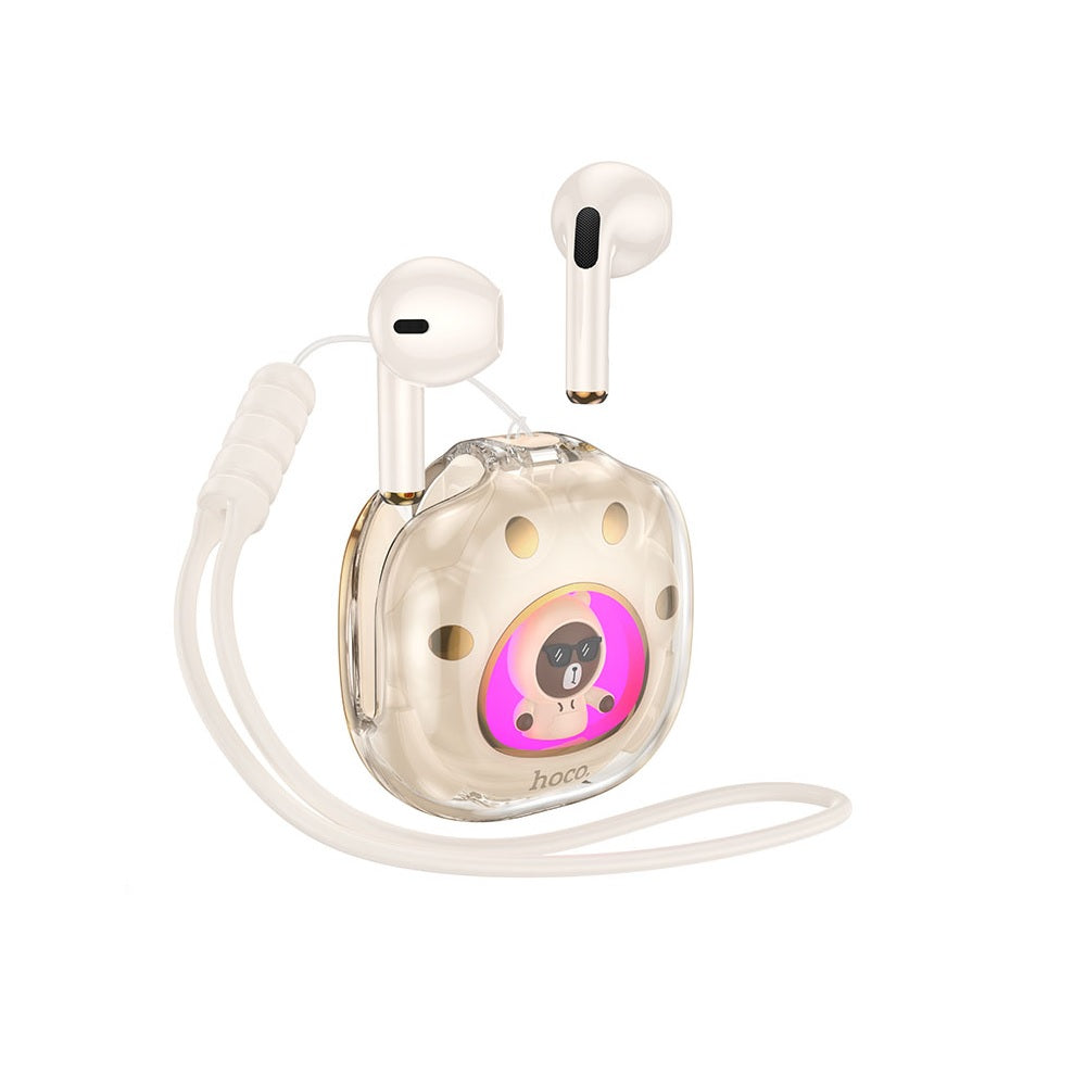 Audífonos Inalambricos Hoco DES36 Bluetooth KHAKI