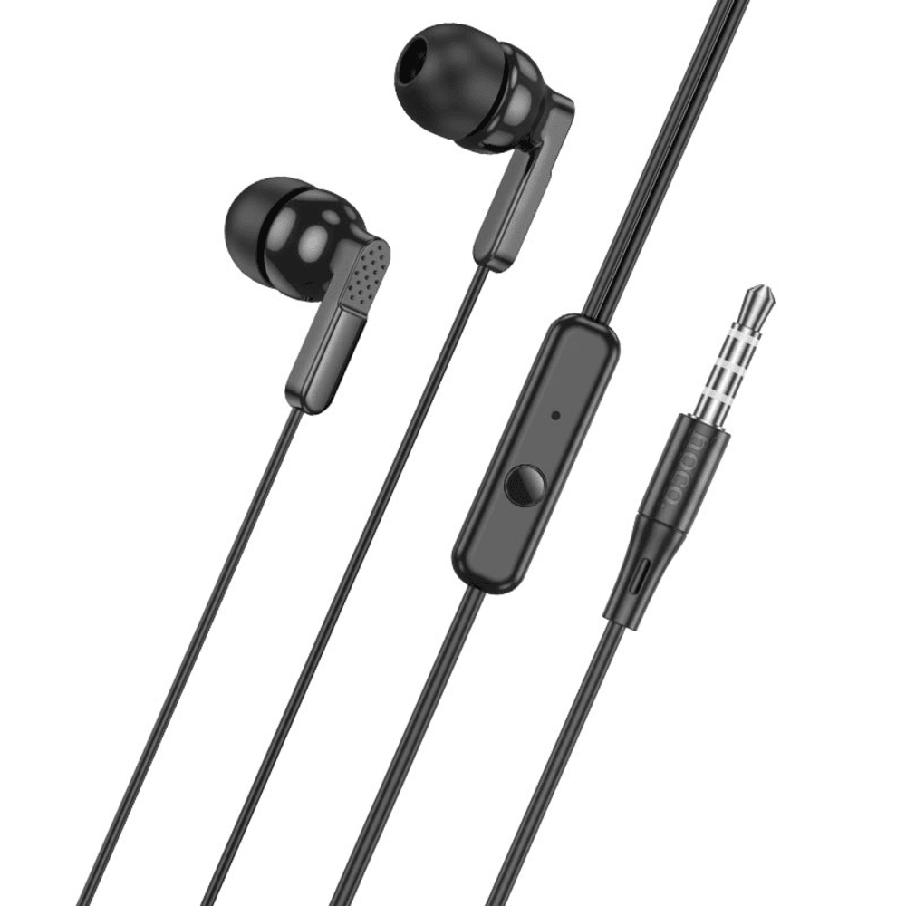 Audífono con Micrófono Hoco M121  Alámbrico 1,2m Negro