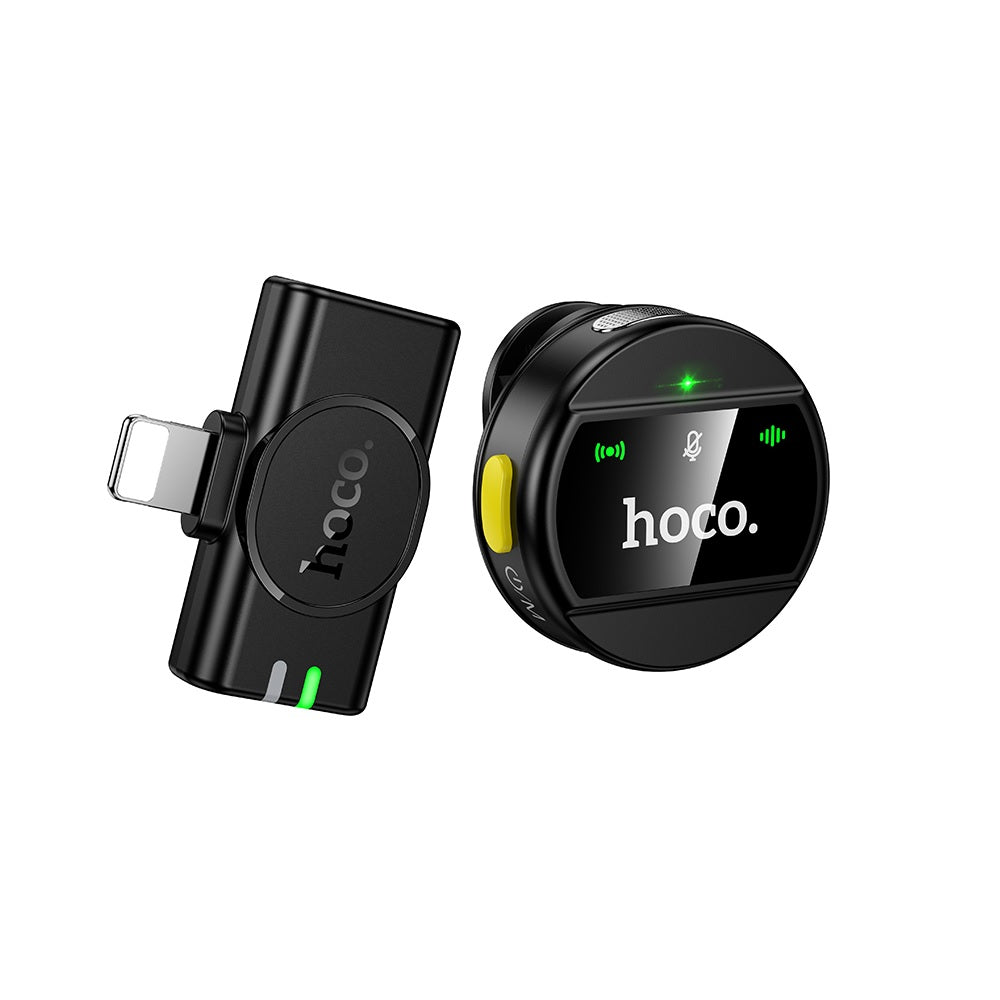 Microfono con Interfaz IP Inalambrico Hoco L21 Negro