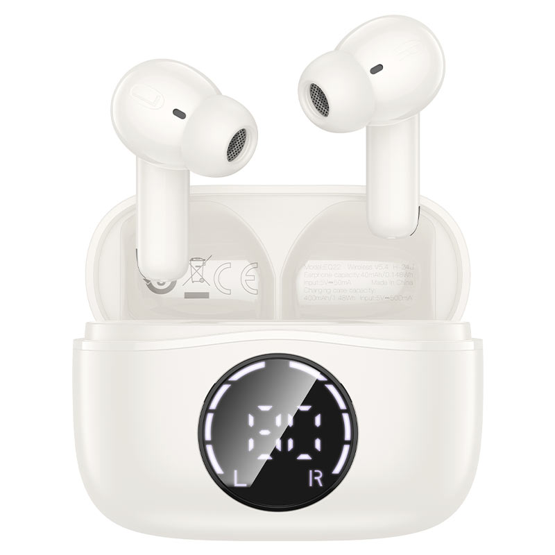 Audífonos Inalambricos Hoco EQ22 Bluetooth ANC ENC Blanco