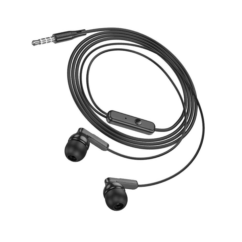 Audífono con Micrófono Hoco M121 Alámbrico Jack 3.5mm Negro
