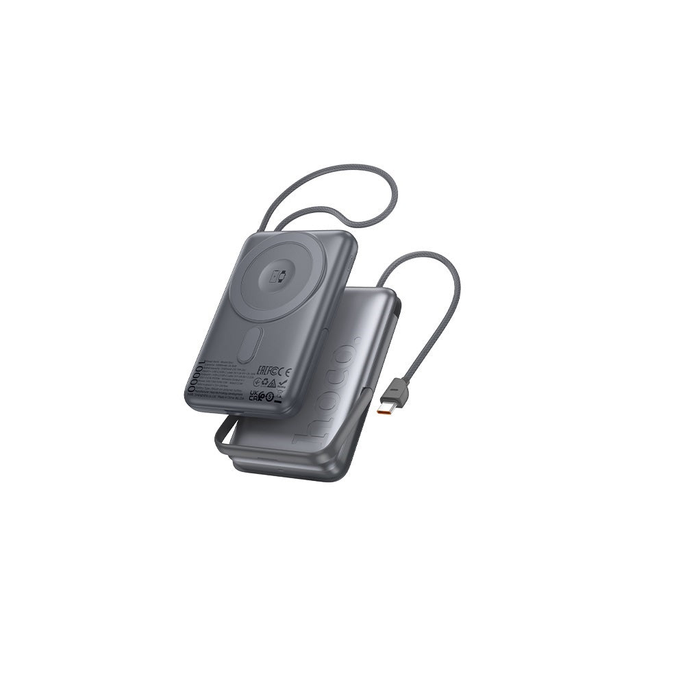 Power Bank Magsafe Soporte 10000mAh Hoco Q43 PD20WGris