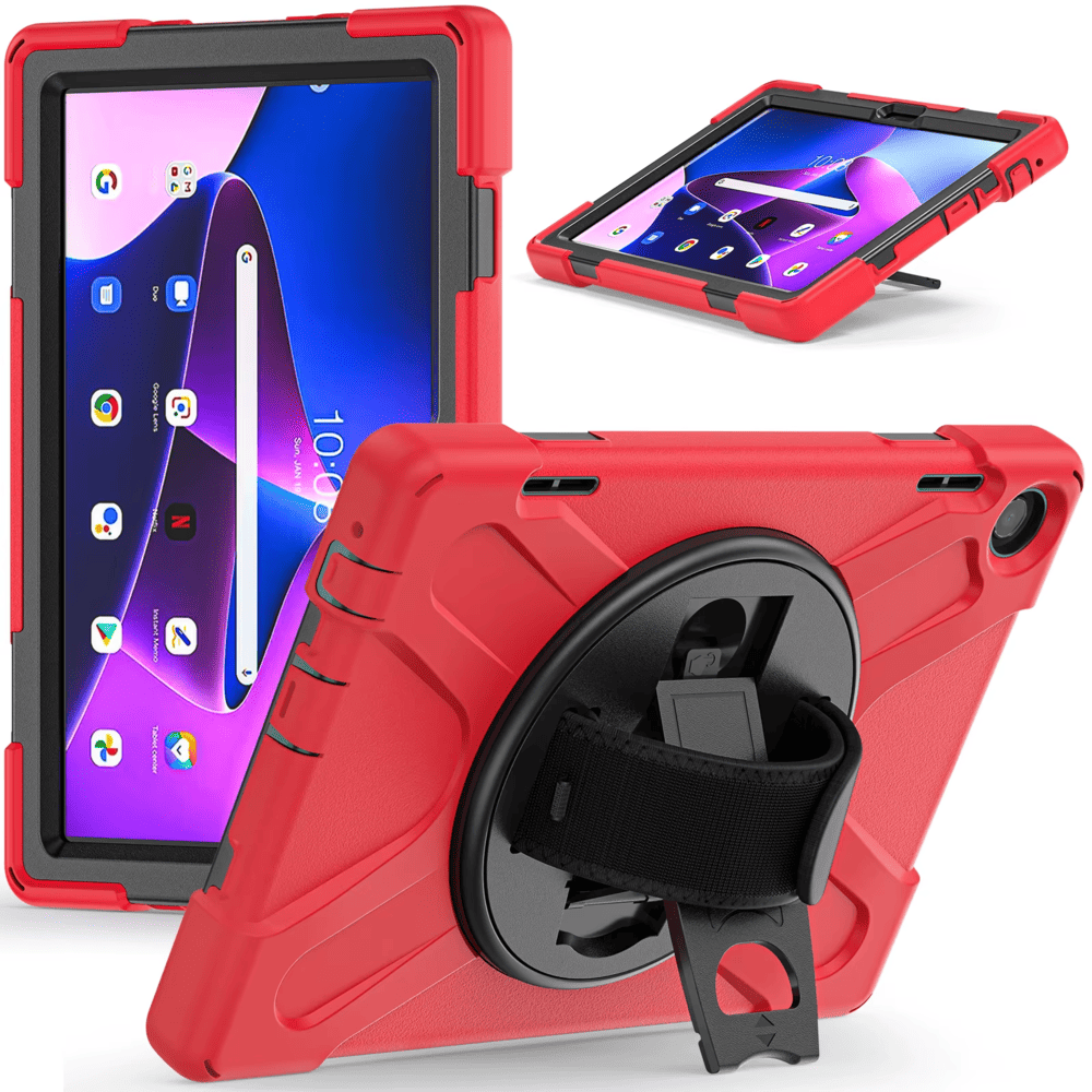 Funda para Samsung Tab S10 FE 10.9" Armor Rojo Antishock