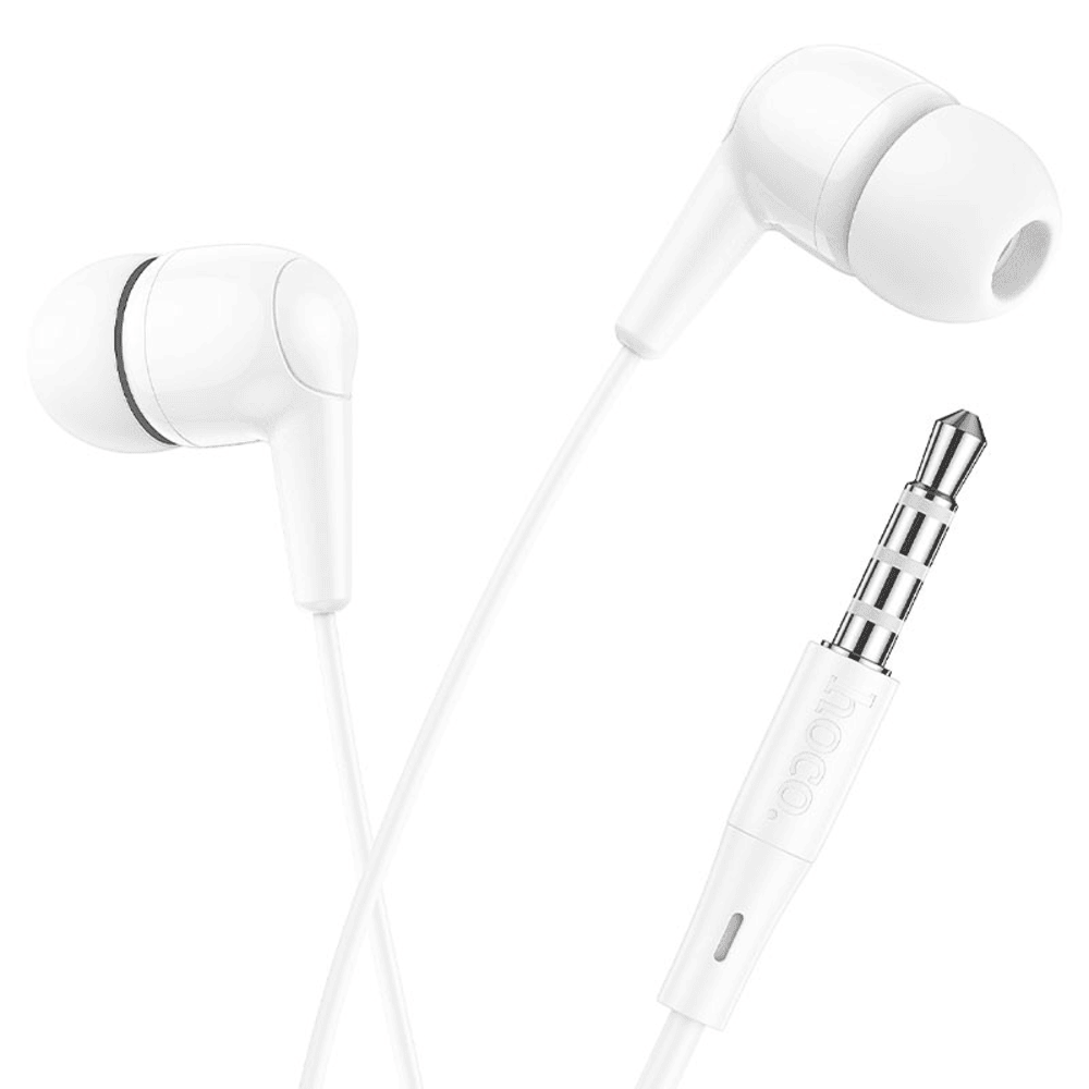 Audífono con Micrófono Hoco M97 Alámbrico 1,2m Blanco
