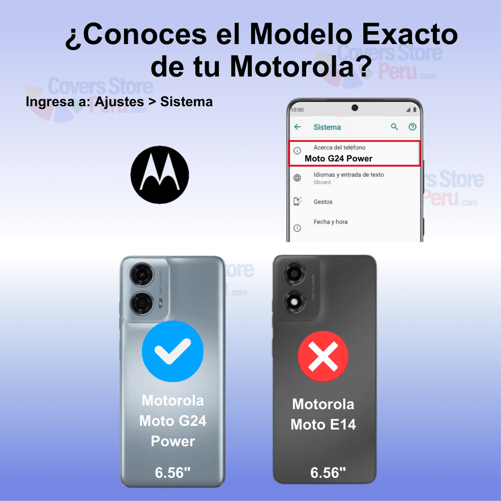 Funda para Motorola Moto G24 Power Soft Feeling Negro