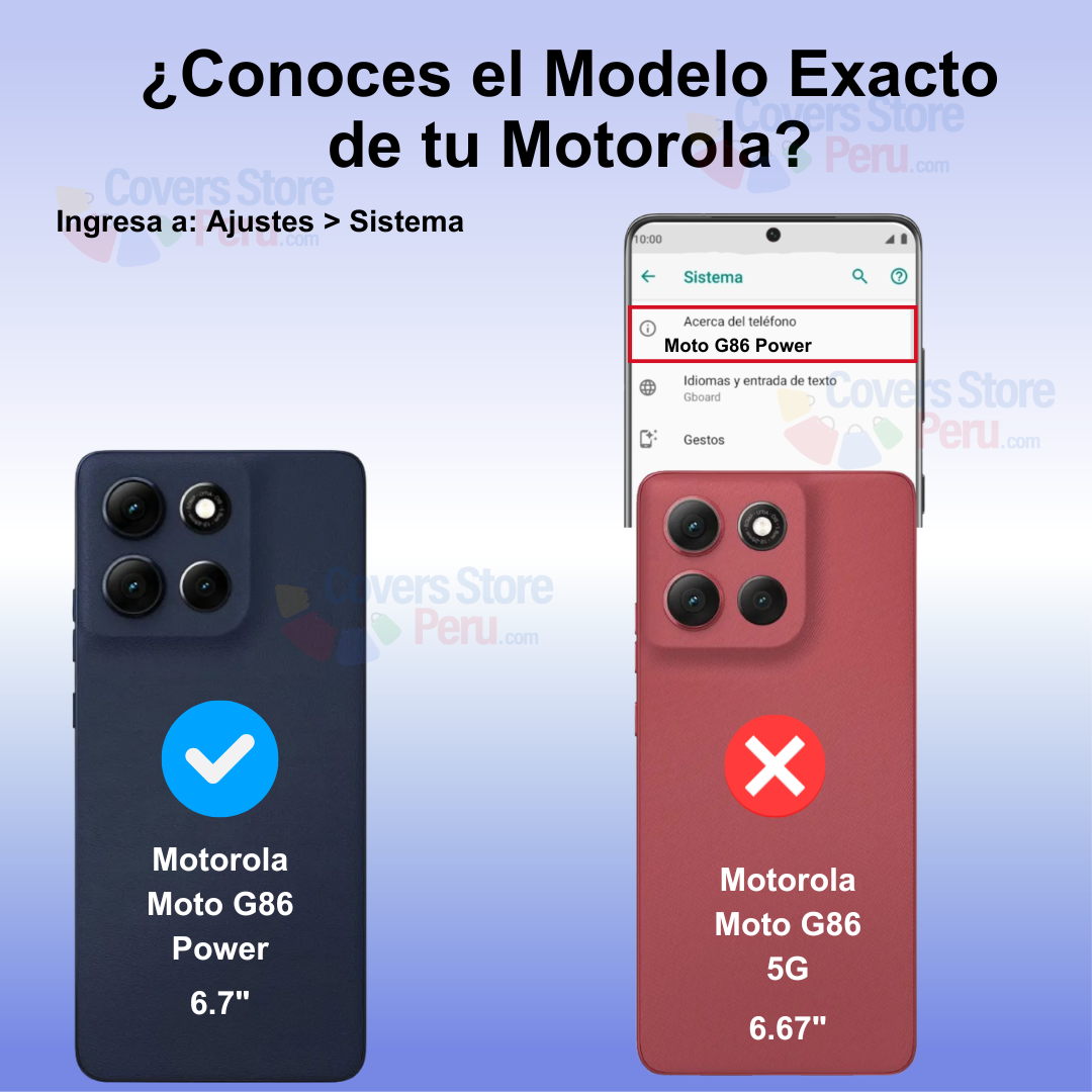 Funda Case para Motorola Moto G86 Power Jelly Pearl Rojo