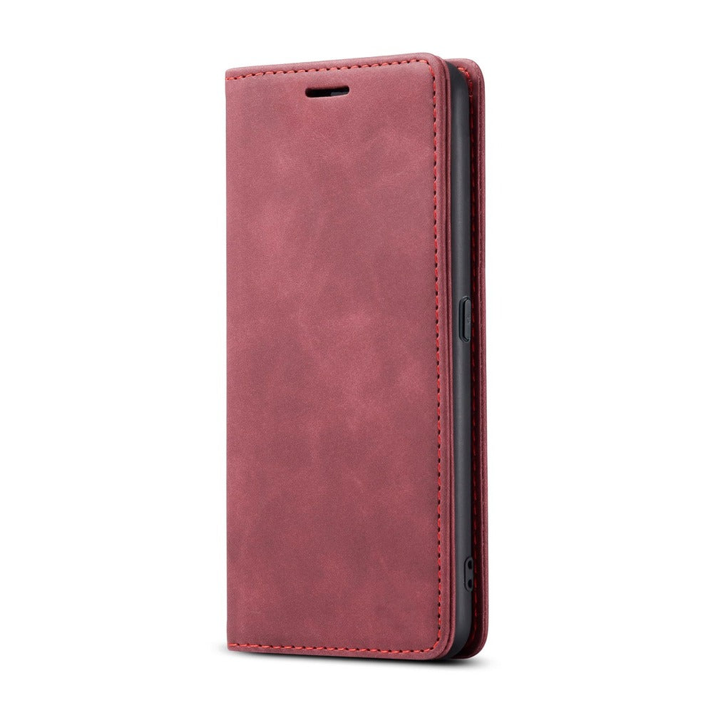 Funda Case para Motorola Moto G67 Flip Cover Guinda