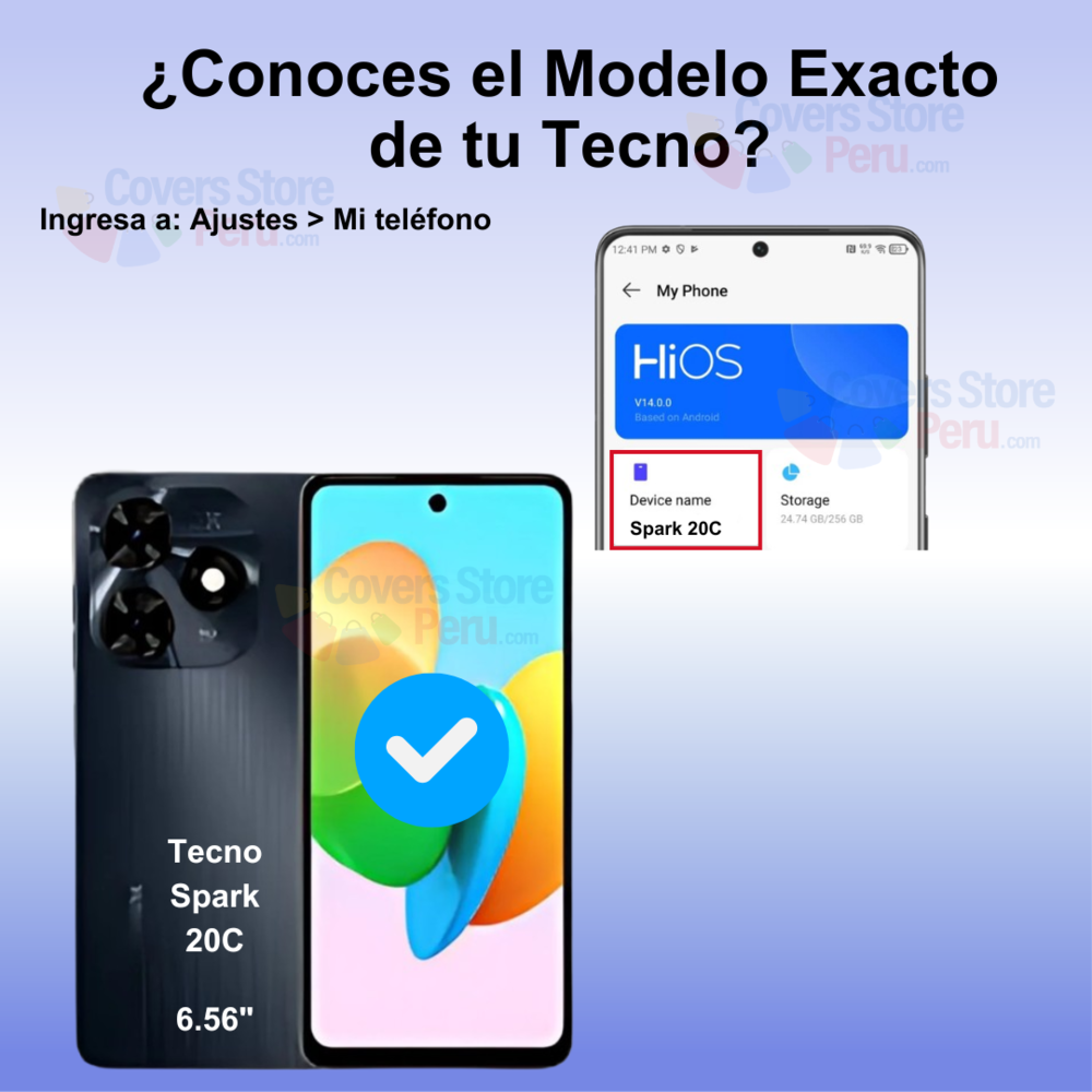 Mica Protector para Tecno Spark 20C Vidrio Templado OG