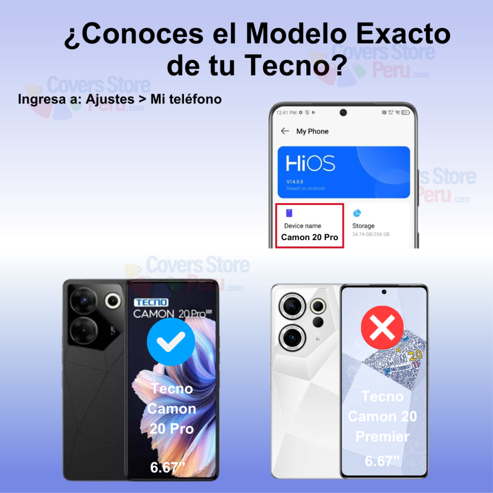 Mica para Tecno Camon 20 Pro Protector 21D Antishock