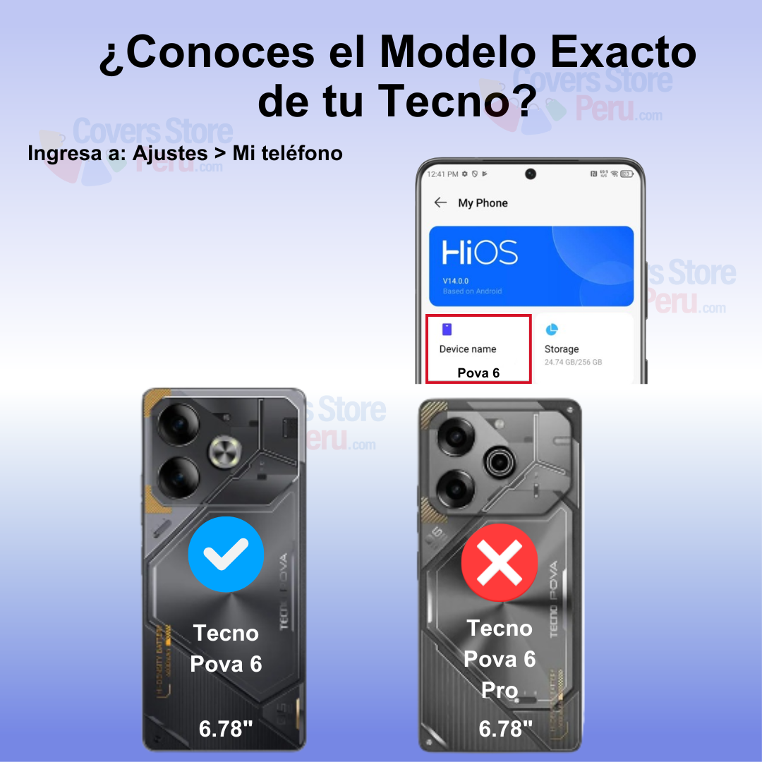 Funda Case para Tecno Pova 6 Jelly Pearl Rojo