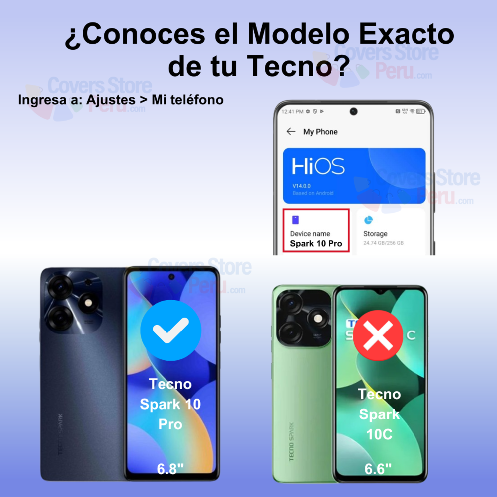 Mica Protector para Tecno Spark 10 Pro Vidrio Templado OG