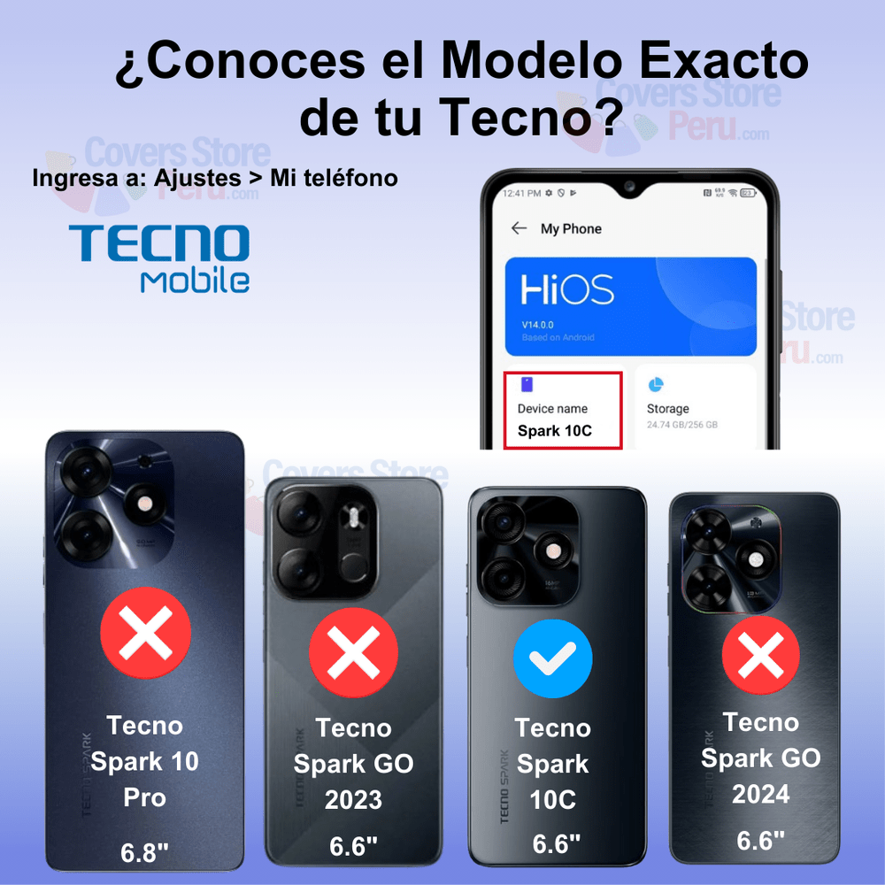 Funda Case para Tecno SPARK 10C Flip Cover Guinda Antishock