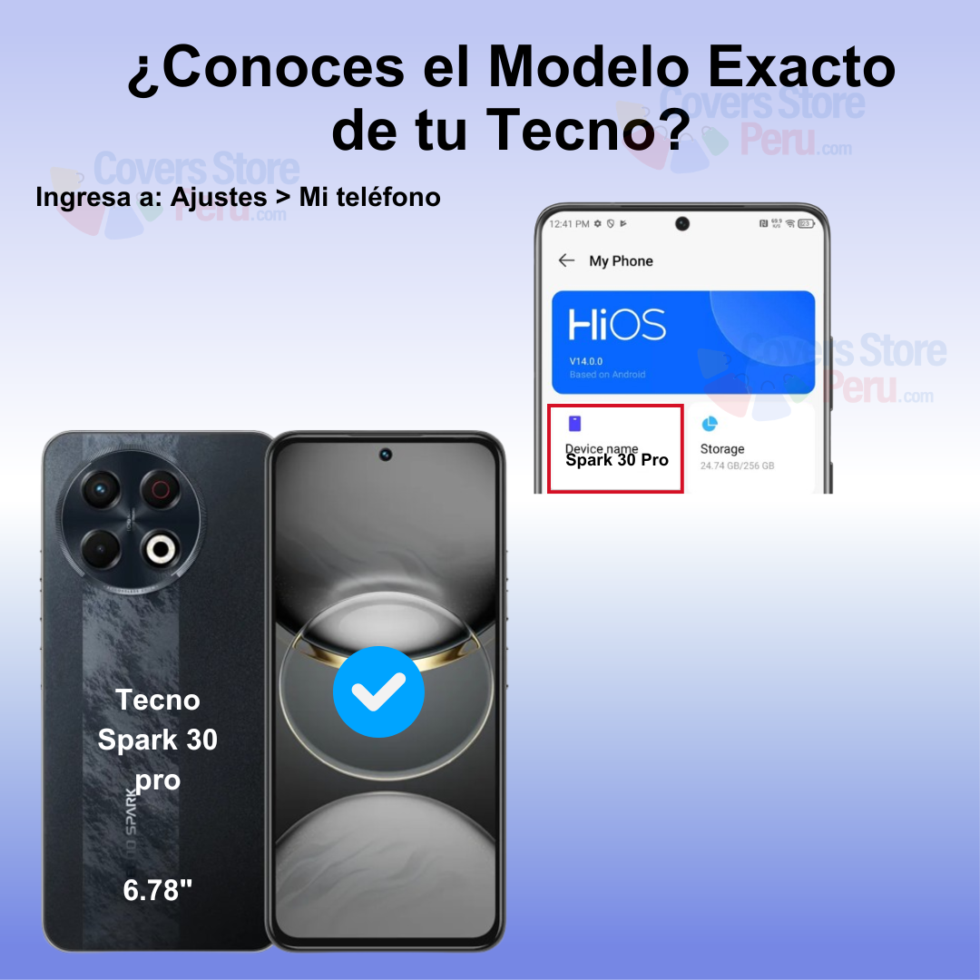 Mica Protector para Tecno Spark 30 Pro Vidrio Templado OG