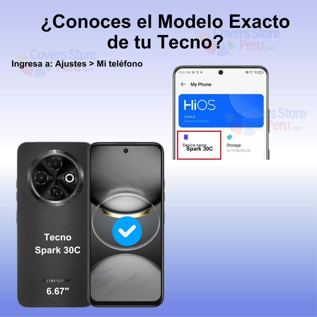 Mica Protector para Tecno Spark 30C Vidrio Templado OG