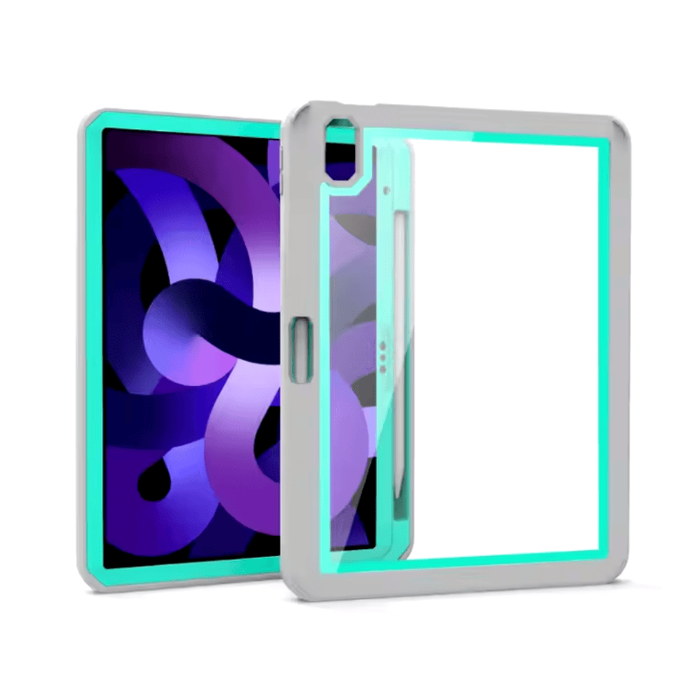 Funda para iPad Mini A17 Pro 8.3" Bumper 360° Gris Celeste