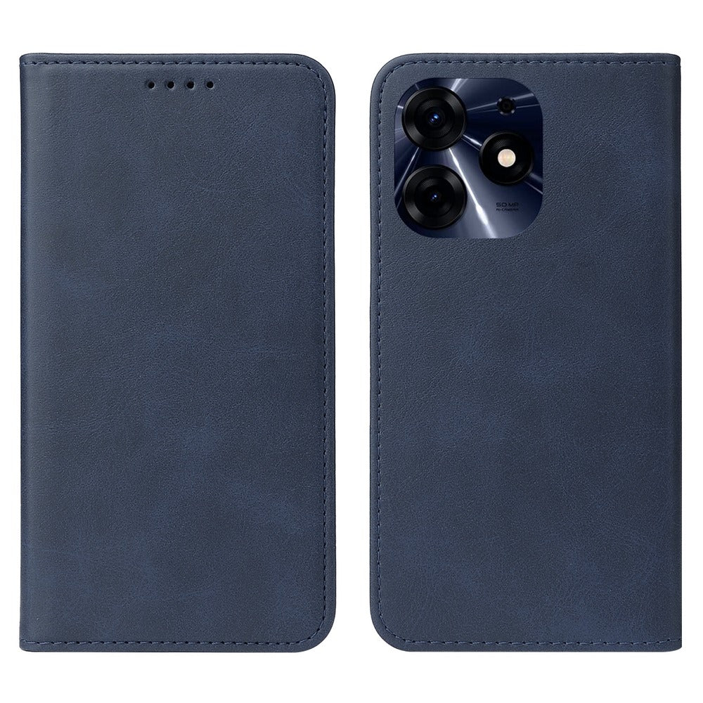 Funda Case for Tecno SPARK 10 Pro Flip Cover Azul Antishock
