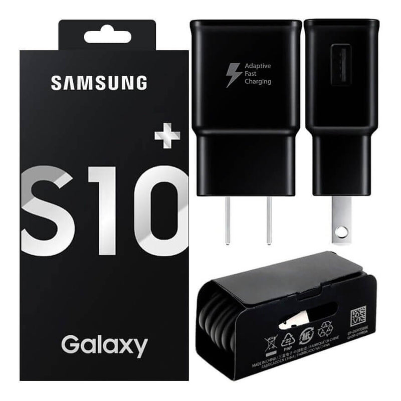 Cargador Samsung S10e | S10 | S10 Plus Fast Charge Tipo C Original - Negro