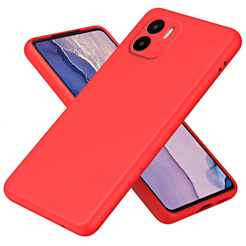 Funda para Xiaomi Redmi A1 PLUS Soft Feeling Antishock Rojo