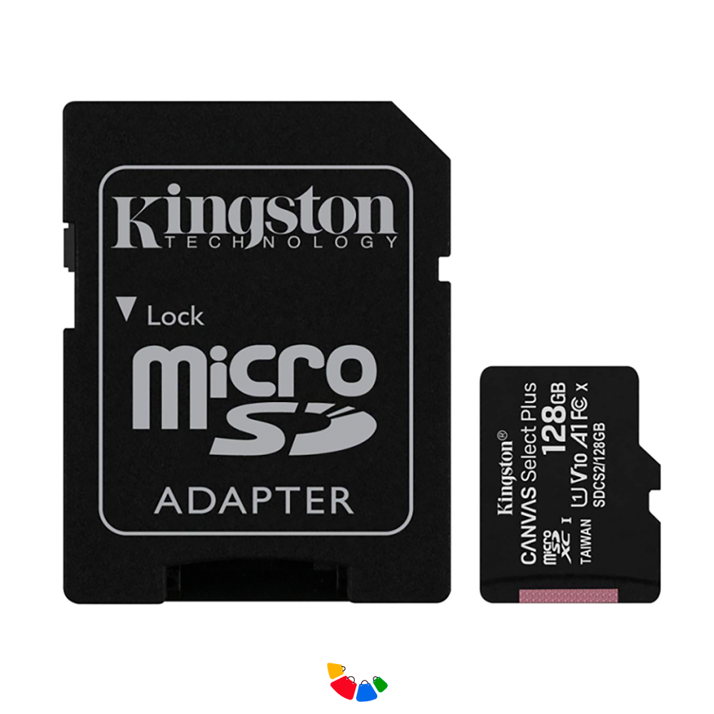Memoria Kingston Micro SD 128 GB Clase 10 CANVAS Select Plus