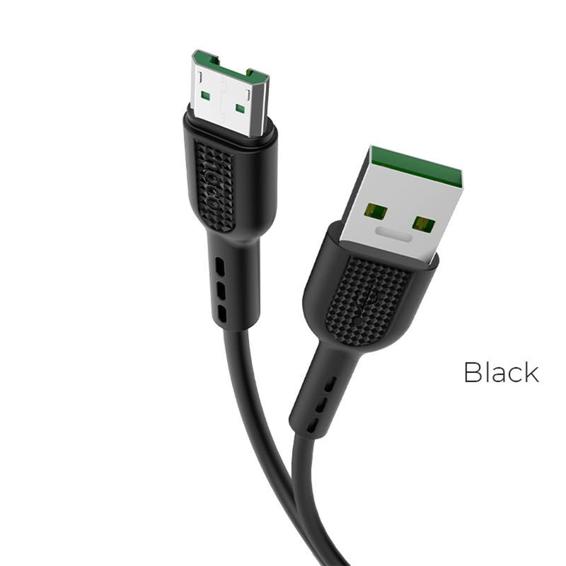 Cable USB A Micro USB V8 1m Hoco X33 Negro De Alta Calidad