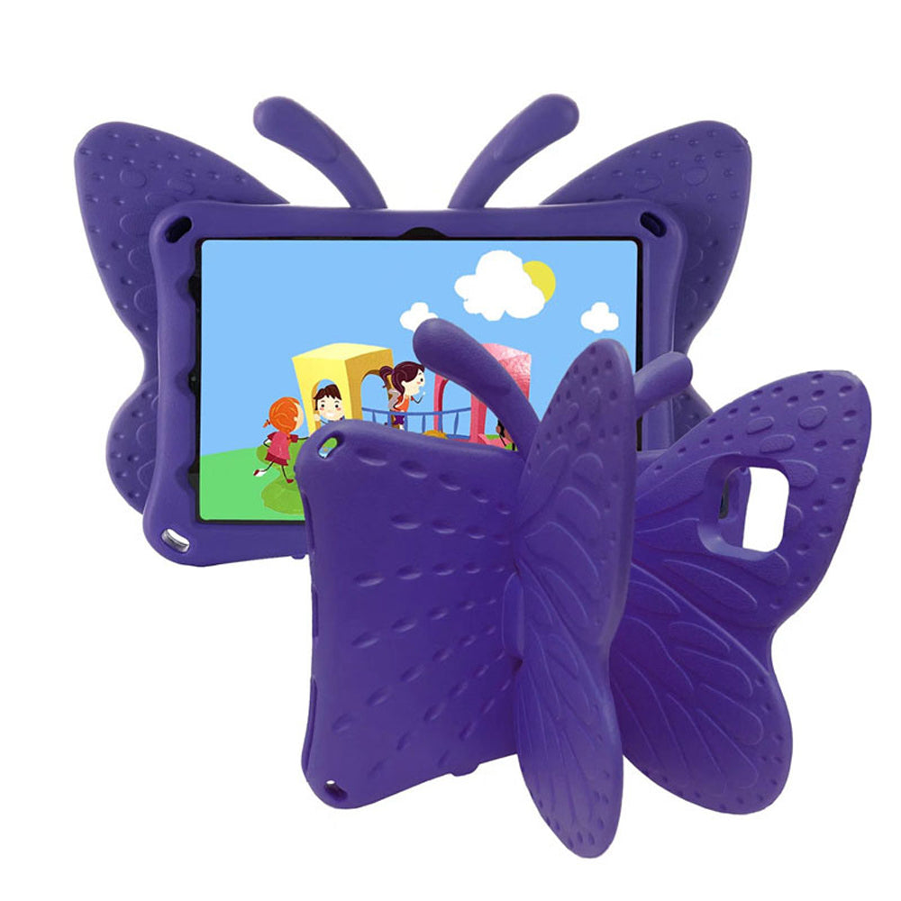 Funda para Samsung S6 Lite 10.4" de Goma Mariposa Morada