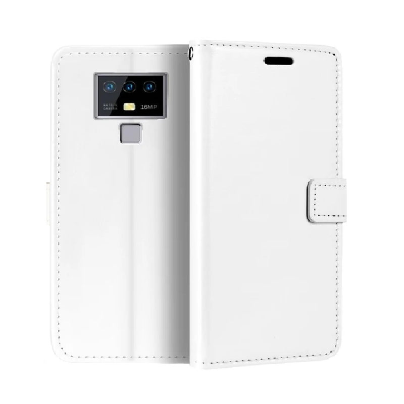 Funda para Xiaomi Redmi 10 5G Flip Cover Blanco Antishock