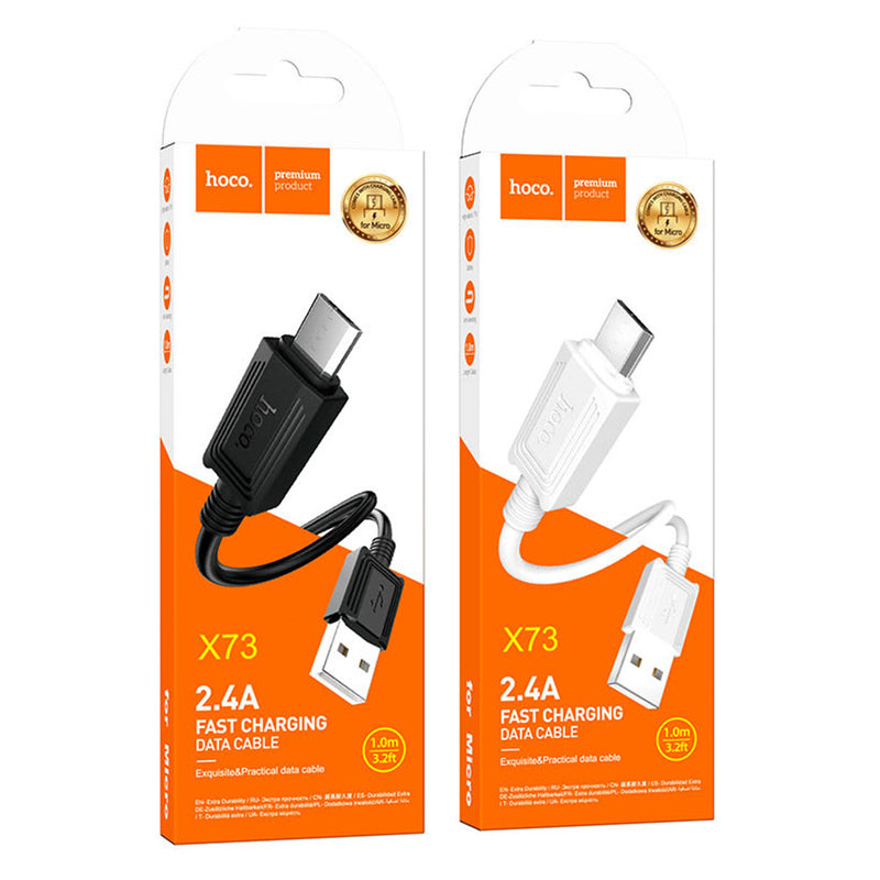 Cable De Datos USB Tipo C a Tipo C 1m Hoco X73 Negro