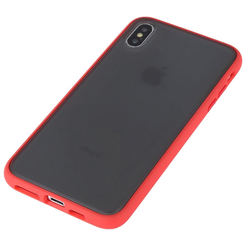 Funda Case para iPhone XS Max Peach Garden Rojo Antishock