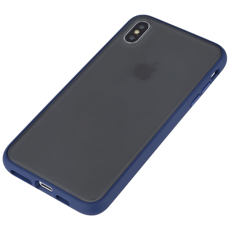 Funda Case para iPhone XS Max Peach Garden Azul Antishock