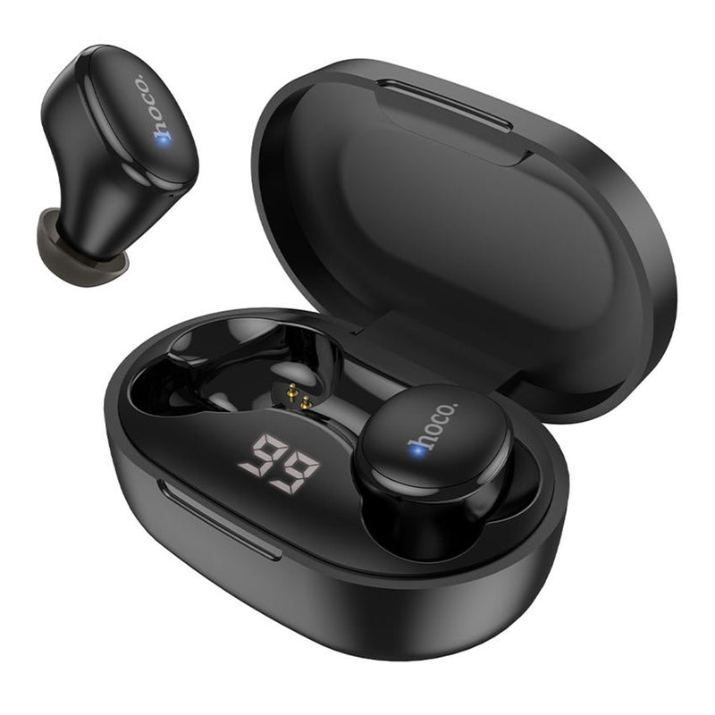 Audífonos Bluetooth V5,1 Gota Hoco EW11 Negro Inalámbrico