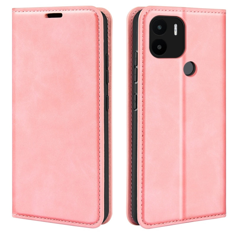 Funda para Xiaomi Redmi A1 Plus  Flip Cover Rosa Antishock