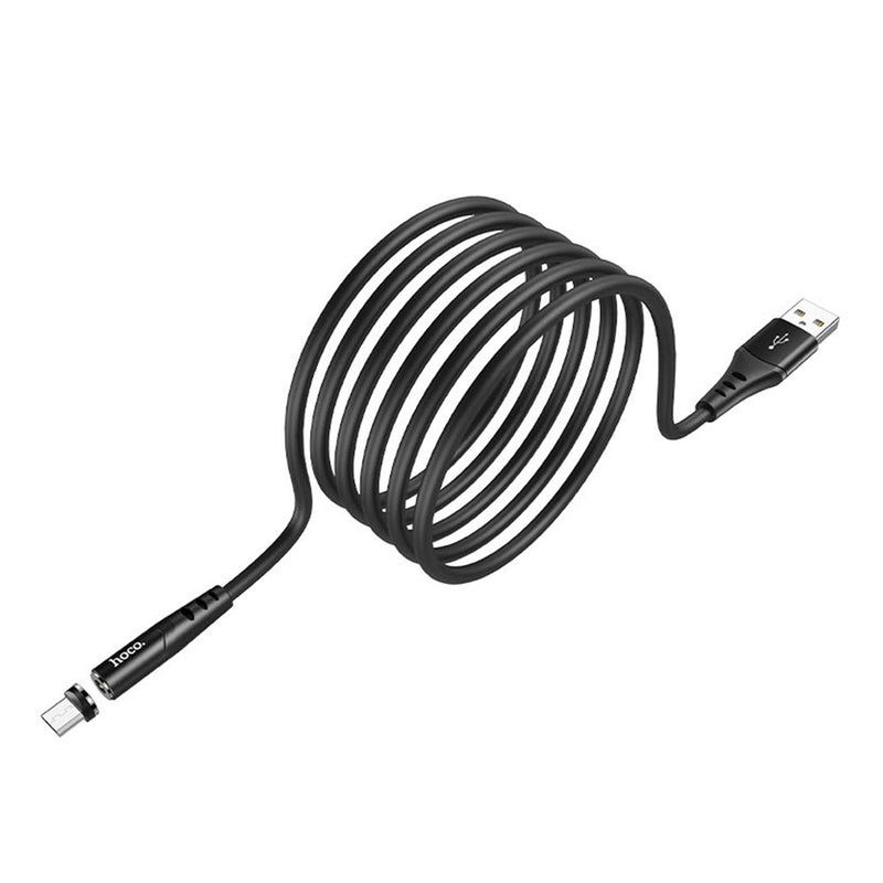 Cable Magnetico USB a Micro USB V8 1m Hoco X60 Negro